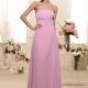 Design Ruched A-Line Strapless Floor-Length Bridesmaid Dress