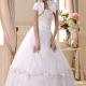 Amazing Strapless Floor-length Beaded Wedding Dress With Jacket Shawl