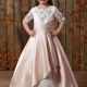 Gorgeous Princess Scoop Embroidery Applique Flower Girls Dress